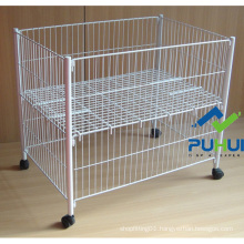 Rolling Metal Wire Display Bin (PHY506)